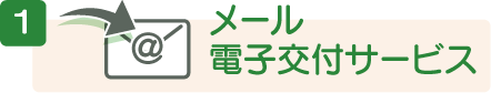 (1)メール電子交付サービス